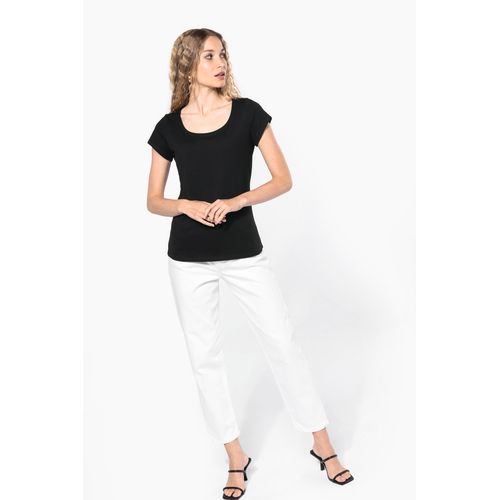 T-shirt col bateau manches courtes femme - 3