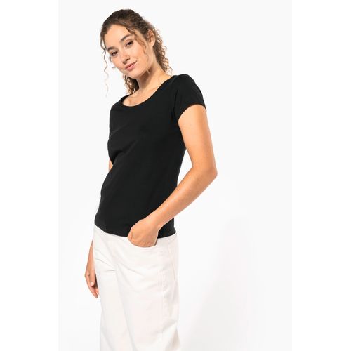 T-shirt col bateau manches courtes femme - 1