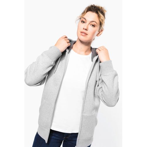 Sweat-shirt zippé capuche unisexe - 4