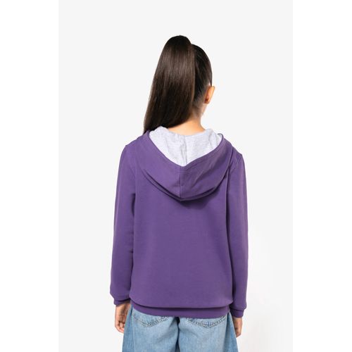 Sweat-shirt capuche contrastée enfant - 3