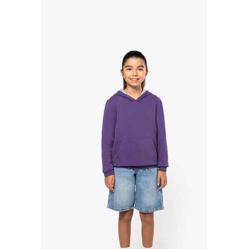 Sweat-shirt capuche contrastée enfant - 2