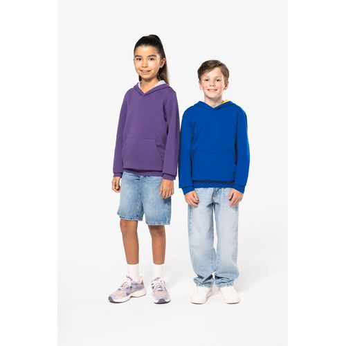 Sweat-shirt capuche contrastée enfant - 9