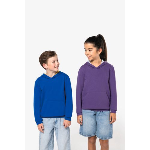Sweat-shirt capuche contrastée enfant - 10