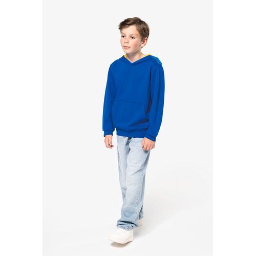 Sweat-shirt capuche contrastée enfant - 12