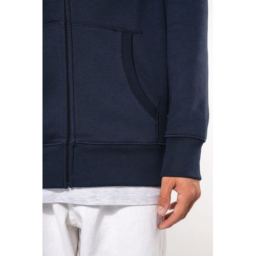 Sweat-shirt zippé capuche homme
