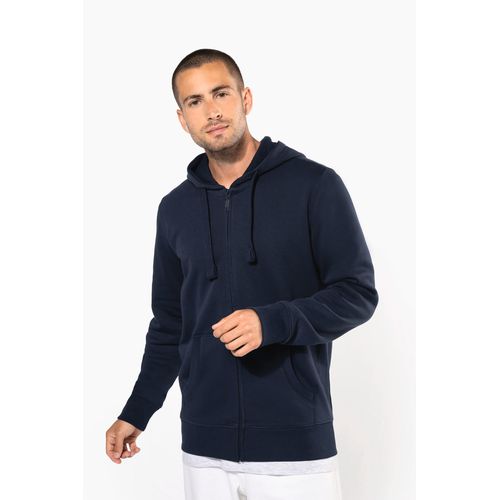 Sweat-shirt zippé capuche homme - 1
