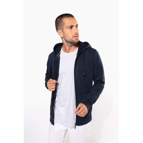 Sweat-shirt zippé capuche homme