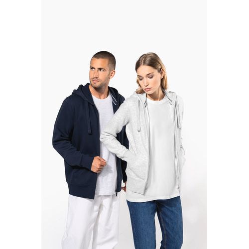 Sweat-shirt zippé capuche femme - 8