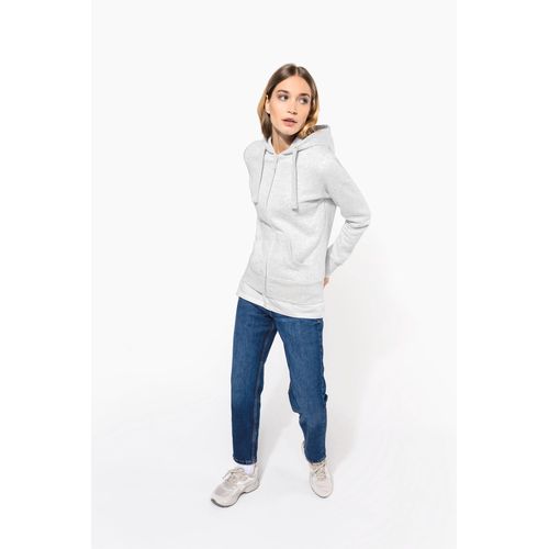 Sweat-shirt zippé capuche femme - 7