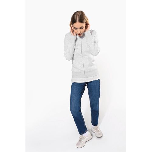 Sweat-shirt zippé capuche femme - 12