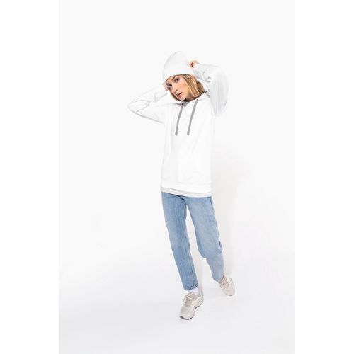 Sweat-shirt capuche contrastée femme thumbnail 7