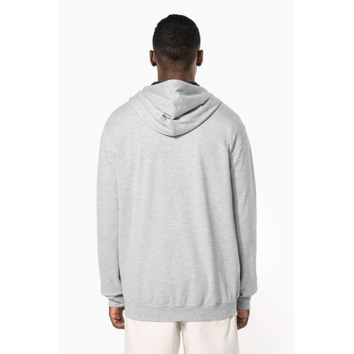 Sweat-shirt zippé capuche contrastée - 2