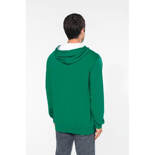 Sweat-shirt zippé capuche contrastée - 2