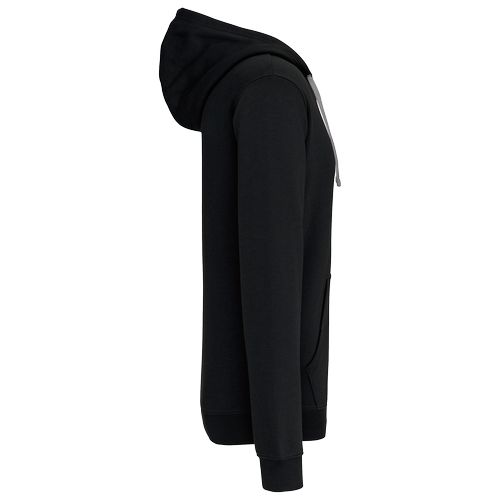 Sweat-shirt zippé capuche contrastée - 11