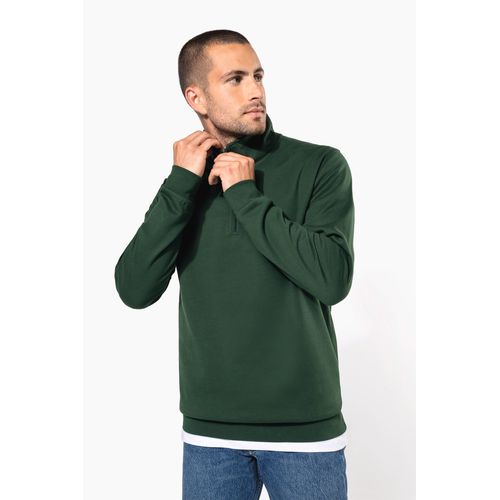 Sweat-shirt col zippé homme - 7