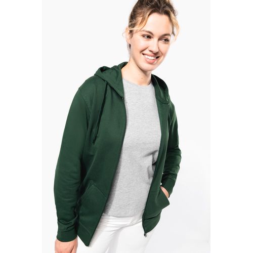 Sweat-shirt zippé capuche unisexe - 4