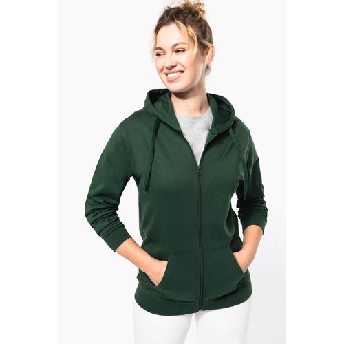 Sweat-shirt zippé capuche unisexe - 2