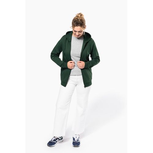 Sweat-shirt zippé capuche unisexe - 5