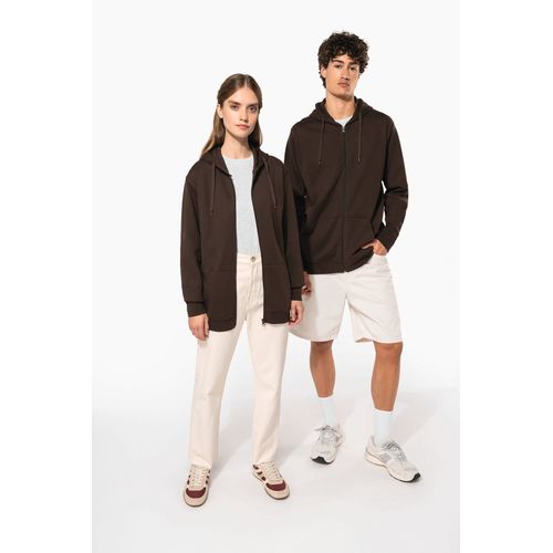 Sweat-shirt zippé capuche unisexe - 7