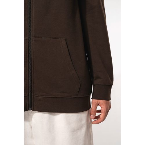 Sweat-shirt zippé capuche unisexe - 5
