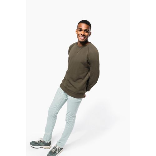 Sweat-shirt Bio col rond manches raglan homme - 5