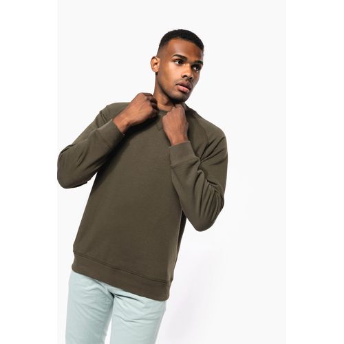 Sweat-shirt Bio col rond manches raglan homme - 3