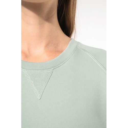 Sweat-shirt Bio col rond manches raglan femme thumbnail 4