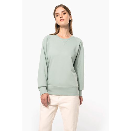 Sweat-shirt Bio col rond manches raglan femme