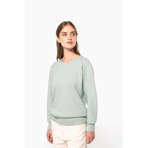 Sweat-shirt Bio col rond manches raglan femme thumbnail 7