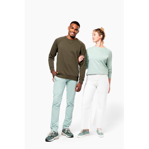 Sweat-shirt Bio col rond manches raglan femme - 8
