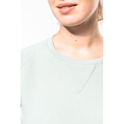 Sweat-shirt Bio col rond manches raglan femme - 10