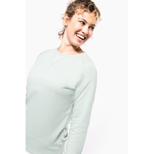 Sweat-shirt Bio col rond manches raglan femme - 4