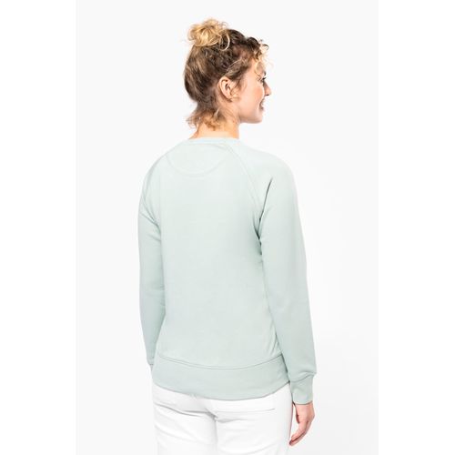 Sweat-shirt Bio col rond manches raglan femme - 2