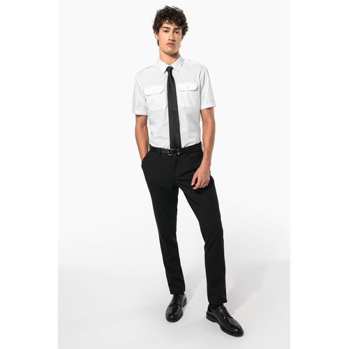 Chemise pilote manches courtes homme - 8