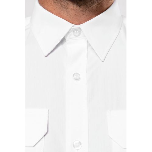 Chemise pilote manches courtes homme - 8