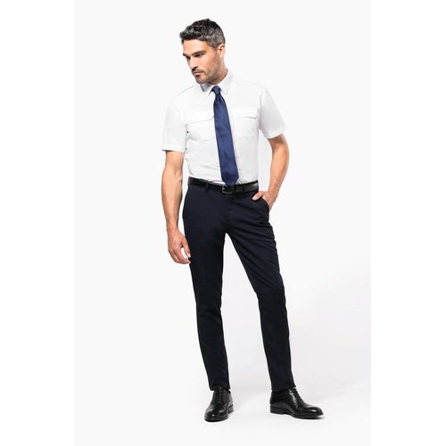 Chemise pilote manches courtes homme - 4