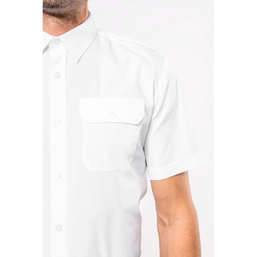 Chemise pilote manches courtes homme - 9