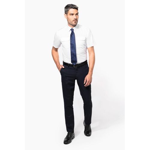 Chemise pilote manches courtes homme - 5