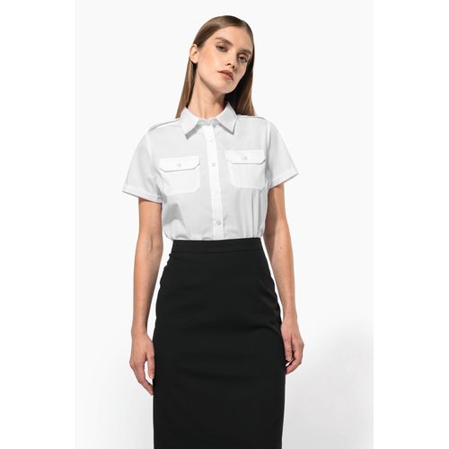 Chemise pilote manches courtes femme - 7