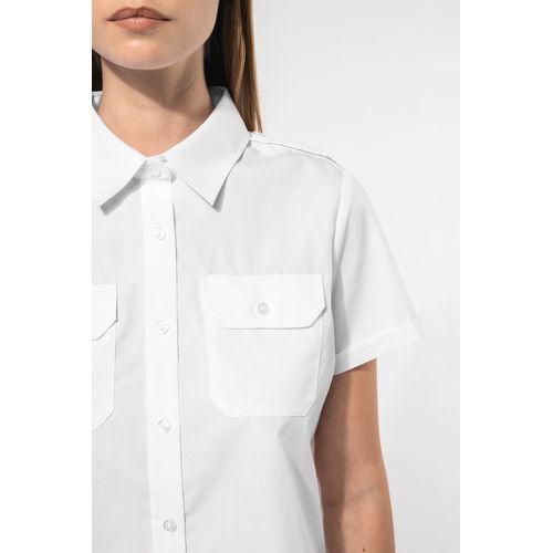 Chemise pilote manches courtes femme - 5