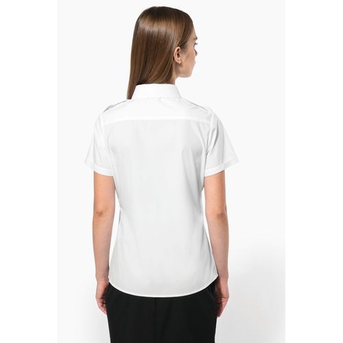 Chemise pilote manches courtes femme - 3