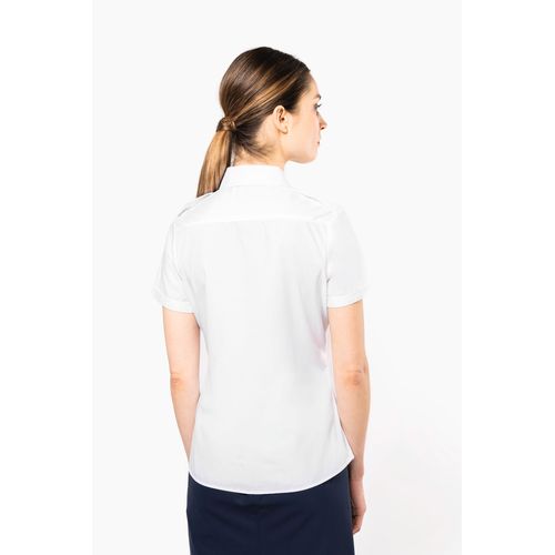 Chemise pilote manches courtes femme - 2