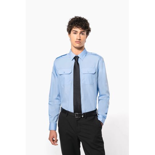 Chemise pilote manches longues homme - 7