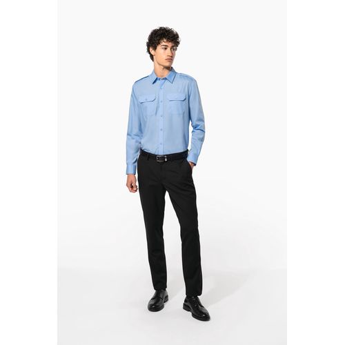 Chemise pilote manches longues homme - 9