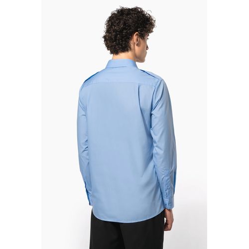 Chemise pilote manches longues homme - 2