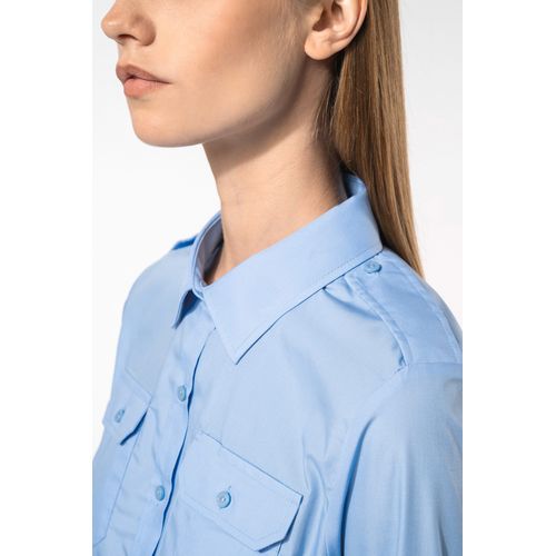 Chemise pilote manches longues femme - 5