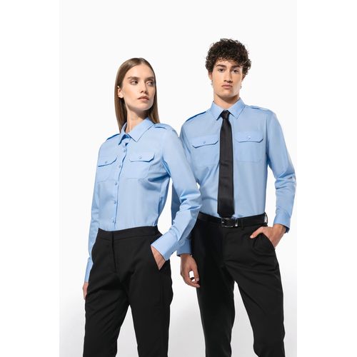 Chemise pilote manches longues femme - 11