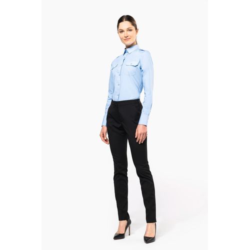 Chemise pilote manches longues femme - 5