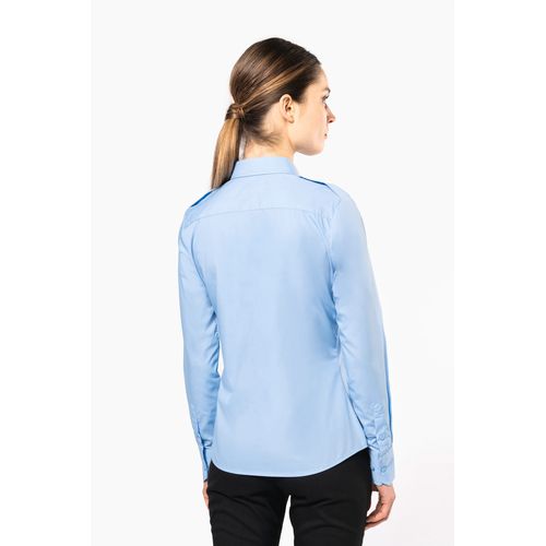 Chemise pilote manches longues femme - 2