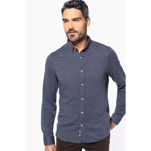 CAMISA JACQUARD MANGA LARGA